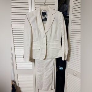 Focus 2000 Cream Blazer and Pants